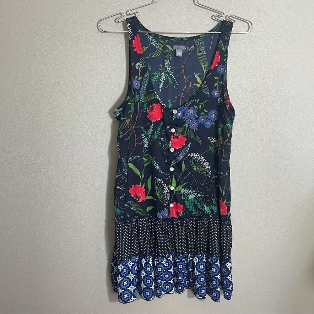 Aerie Sleeveless Floral Dress